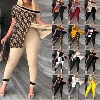 Ensemble Pantalon Long Mode Irrégulier Deux Pièces Européen & Américain pour Femme Automne