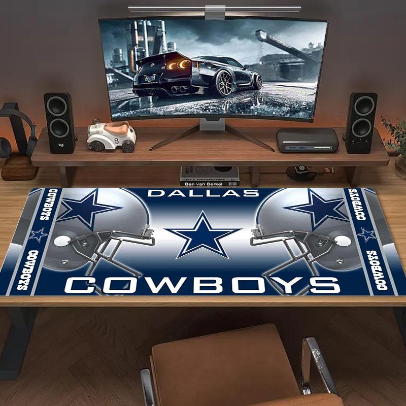 Dallas Cowboys Color Mouse Pad Large Gaming Table Cushion Non-slip Laptop Tablet Big Mousepad XXL Mat Mini PC Playmat With Lock edge