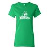 Wright State Raiders Primary Logo Women's T Shirt - Irish Green