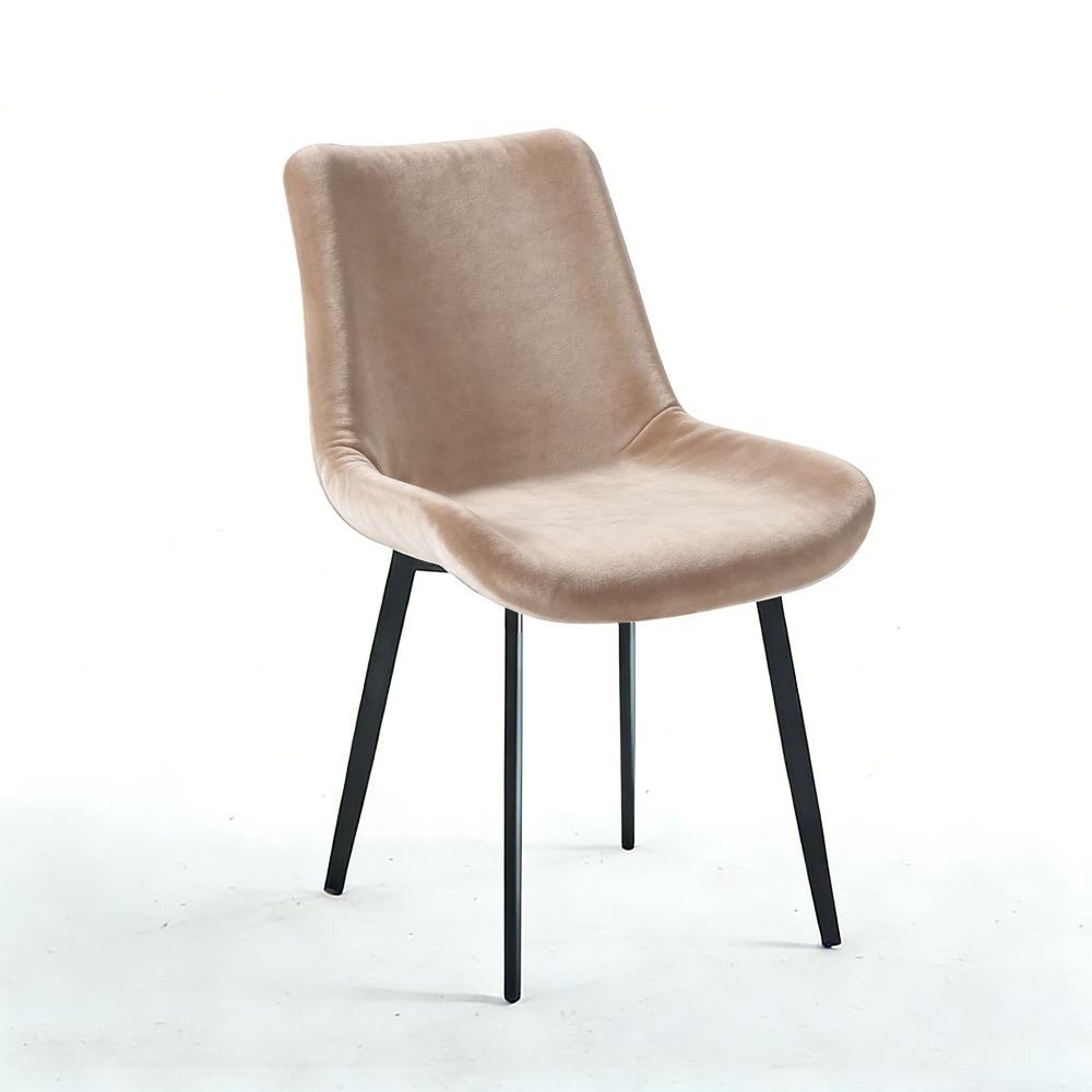 Full Coverage Dining Room Chair Covers Velvet Seat Cover Chair Slipcovers  Wedding Banquet коричневый