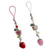 Sweet Y2K Strawberry Phone Lanyard Transparent Phone Strap Charm Fruits Phone Chain  Phone Case