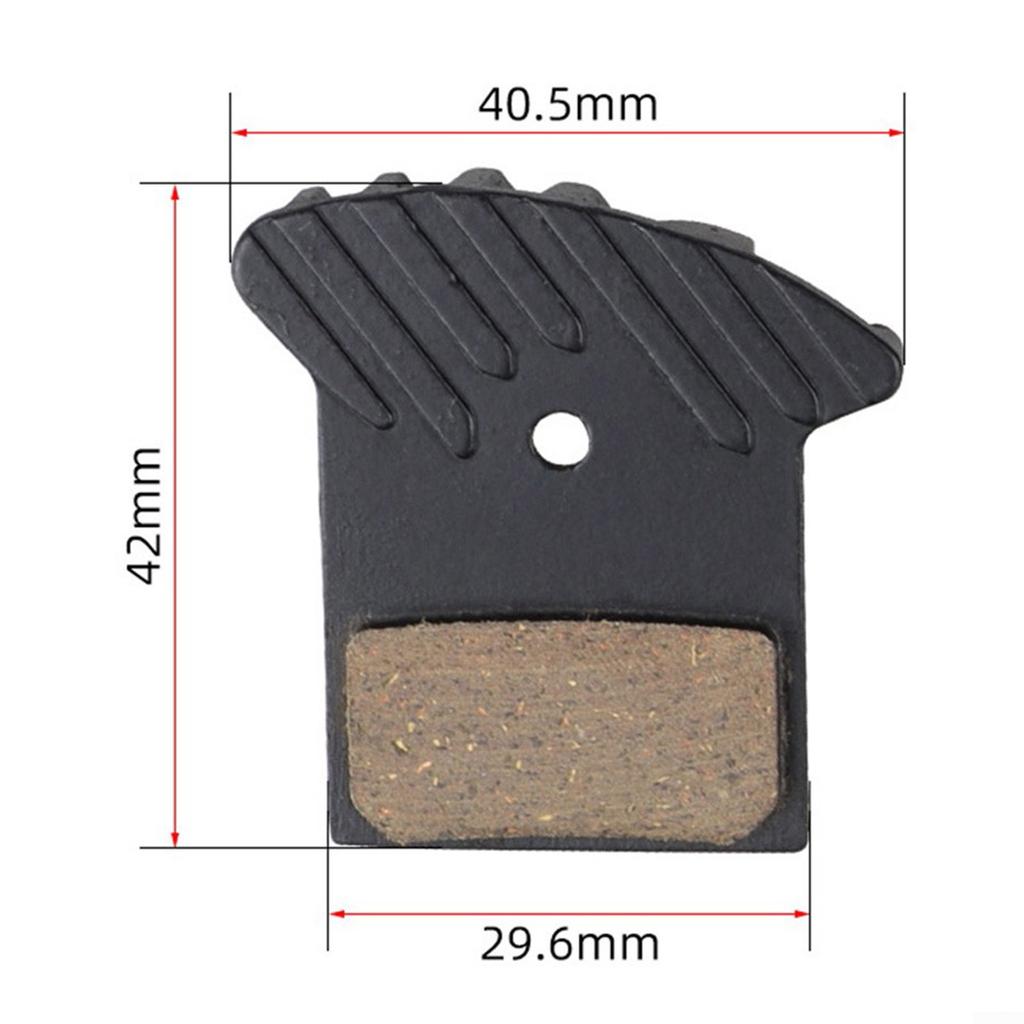 Denoise Disc Brake Pads For NUTT Heat Dissipation Hydraulic Caliper Parts