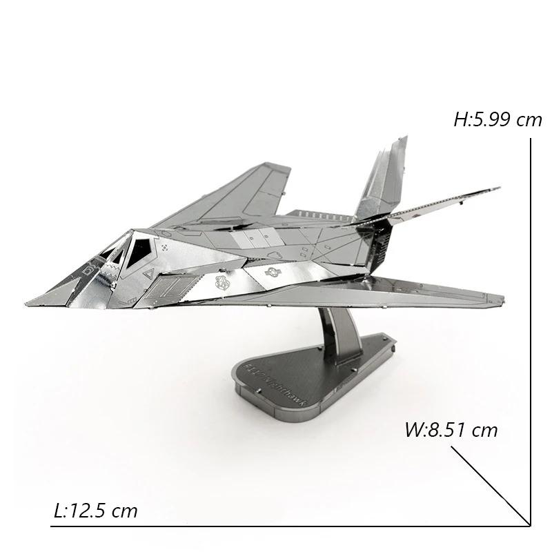 3D Metal Puzzle Ufo Diy Handmade Space Exploration Spacecraft Assembly Model Jigsaw Puzzle Toys For Adult Kids