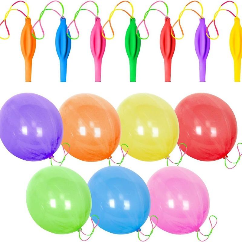 

50 шт. красочные перфорированные воздушные шары, утолщенные неоновые перфорированные воздушные шары, сувениры на день рождения, подходят для детских свадебных принадлежностей 50pcs разноцветный
