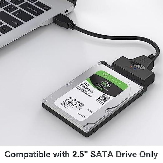 USB 3.0 auf SATA III Adapterkabel mit UASP SATA zu USB Konverter für 2,5" Festplatte JL166653203053