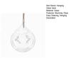 Hanging Glass Propagation Station Clear Terrarium Planter for Flowers Air Hydroponic Plants Small Indoor Flower Vase for Home Room Window Office Decor