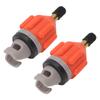 2 PCS Air Pump Inflation Adapter Paddle Board Nozzle Adapter Air Valve Connector for Kayak Assault