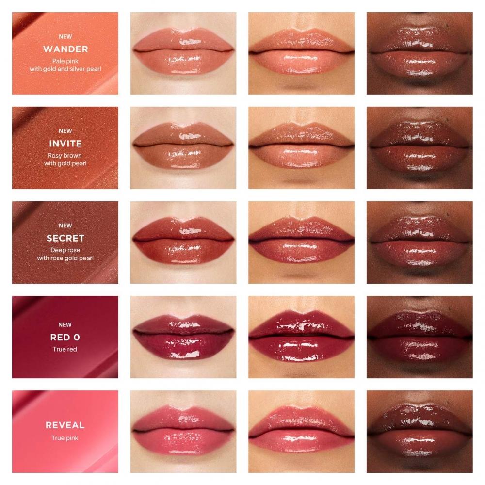 HourGlass Phantom VolumizinG Glossy Lip Balm .05 Oz   1.7 G Invite 80 Rosy Brown With Gold Pearl