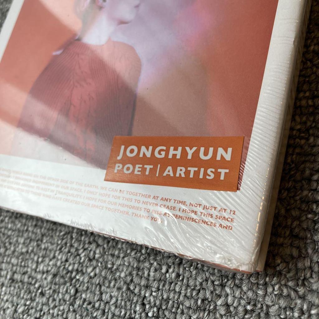 [USED] SHINee Jonghyun Poet CD Korean Edition Album