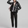 Puma Goose Down Style Jacket With Logo Print Shiny Hooded Down Jacket Women Jacket Black 846360-01
