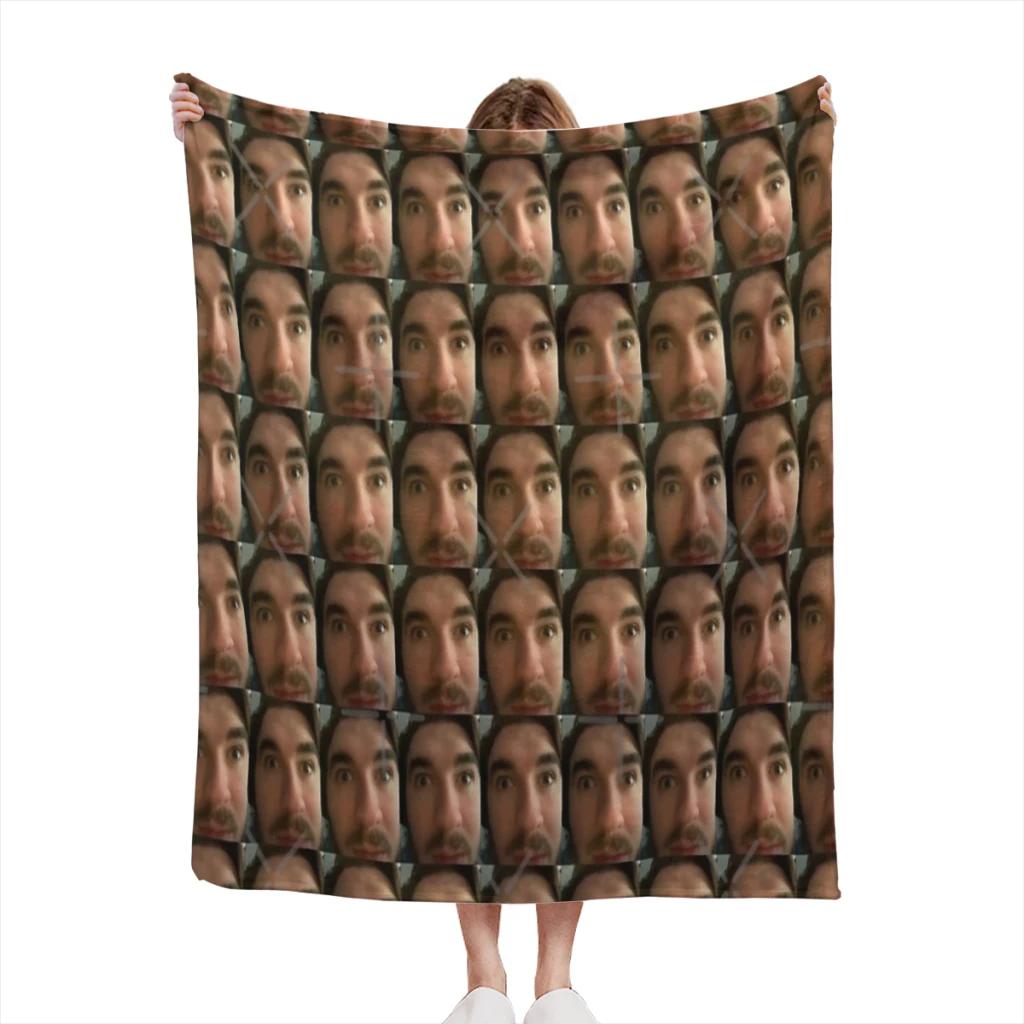 Shunika Chen Unisex Jschlatt Schlanket Thin Blanket Soft Comforter Sets Throw For Couch Warm Flannel Blankets Bedroom Summer Blanket