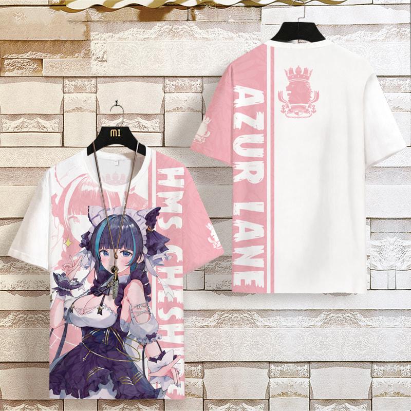 Popular Game Azur Lane T-shirt 3D Print Men/Women Anime t shirt Casual Harajuku