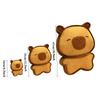 Almofada Decorativa Capivara Biscoito de Pelúcia Kawaii Capivara Fofa Bolo Biscoito Torrada Chaveiro Almofada de Sofá Brinquedos para Dormir Presente de Aniversário