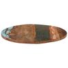 VidaXL Dessus de Table Rond Remplacement de Table Dessus de Table de Rechange Table Basse 70 cm 25-27 mm Bois de 286039