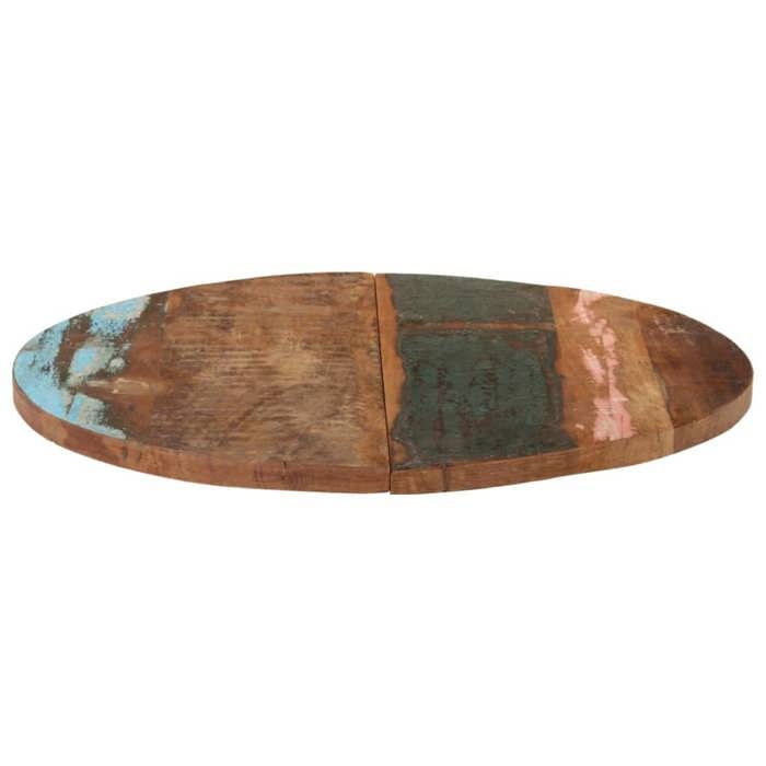 VidaXL Dessus de Table Rond Remplacement de Table Dessus de Table de Rechange Table Basse 70 cm 25-27 mm Bois de 286039