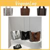 Practical Luxurious Yet Large Tote Bag For Women With Striking Leopard Print Design And Durable Polyester Fabric