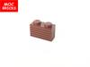 50pcs Brick 1x2 Including Grille in Dark gray 2877 Fitting Brick DO-IT-YOURSELF Construction Brick Particle Kid Toy Present