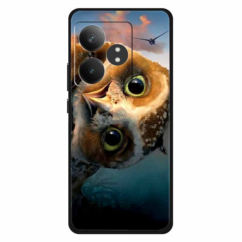 For Realme GT 6T Case Silicone Soft Lions Cat TPU Back Cover For Realme GT Neo6 Cases Protective GT6t 5G Fashion Lovely Shell