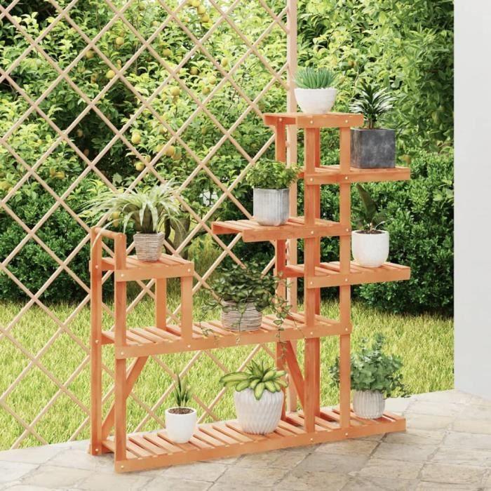 VidaXL Support à fleurs 110x25x111 cm bois massif de sapin 362868