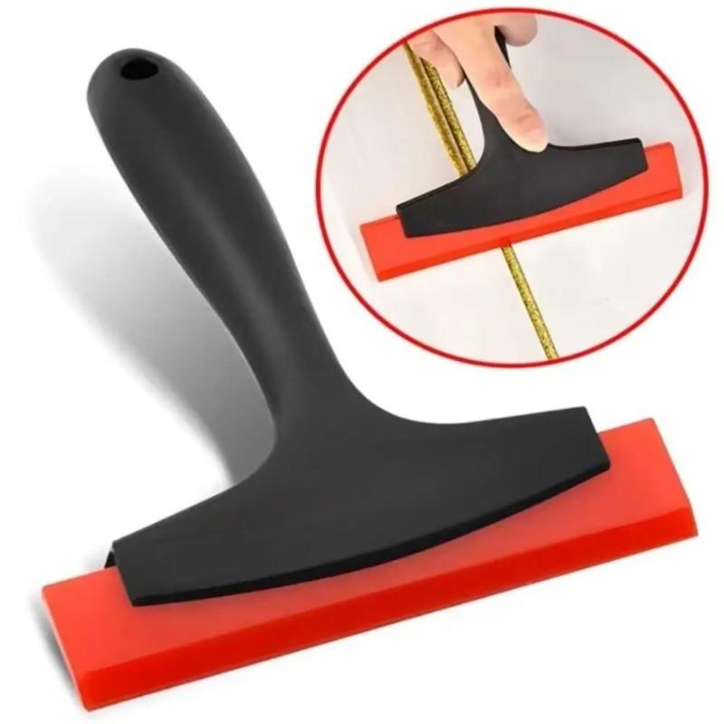 1pcs Tile Gap Cleaning Scraper, Shovel Grout for Tiling Car Film Glass Snow Ice Trowel Remover Rubber Squeegee