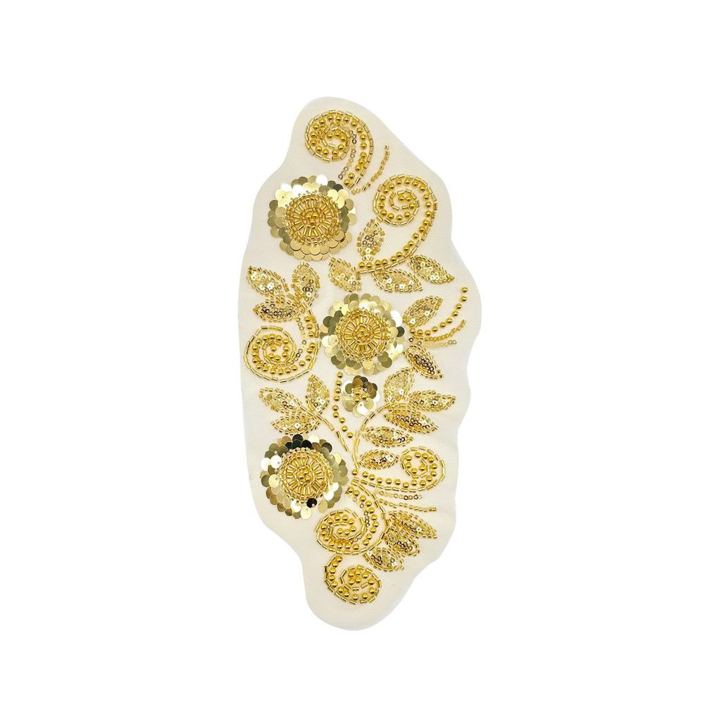 Heavy Industry Beaded Sequins Floral Cloth Stickers Gift Lace Lace Dance Clothes Performance Clothes Decorative Clothing Accessories