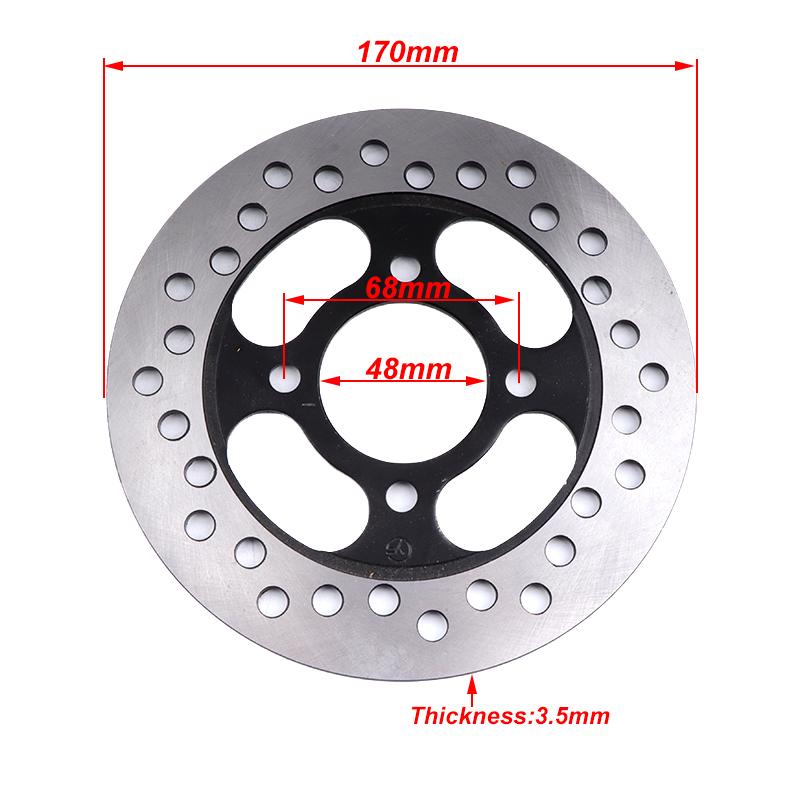 Front Rear Disc Brake Plate For 50cc 70cc 90cc 110cc 125cc 150cc 200cc 250cc Electric ATV Quad Go Kart UTV Dune Buggy Trike