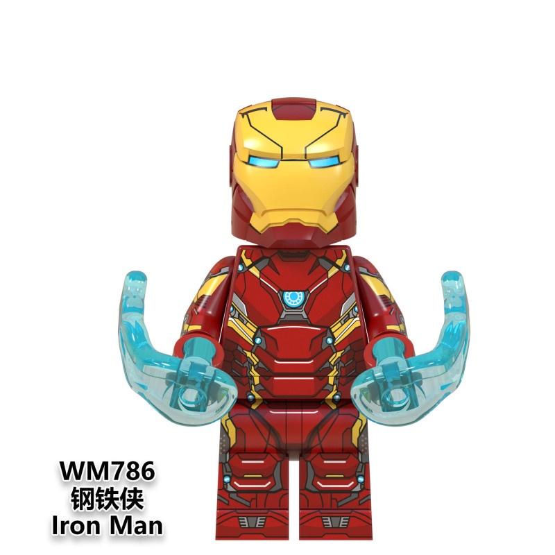 Marvel Avengers Superhero Thanos Thor Captain America Building Blocks Toys Minifigures