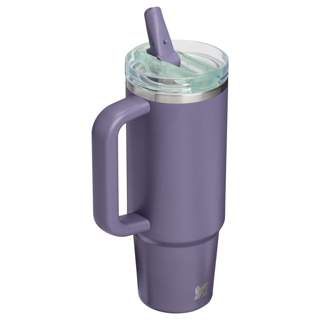 Stanley 1913 Quencher Pro Tour Flip Straw Vacuum Insulated Tumbler, Purple Ambra, 30 Oz / 0.89 L