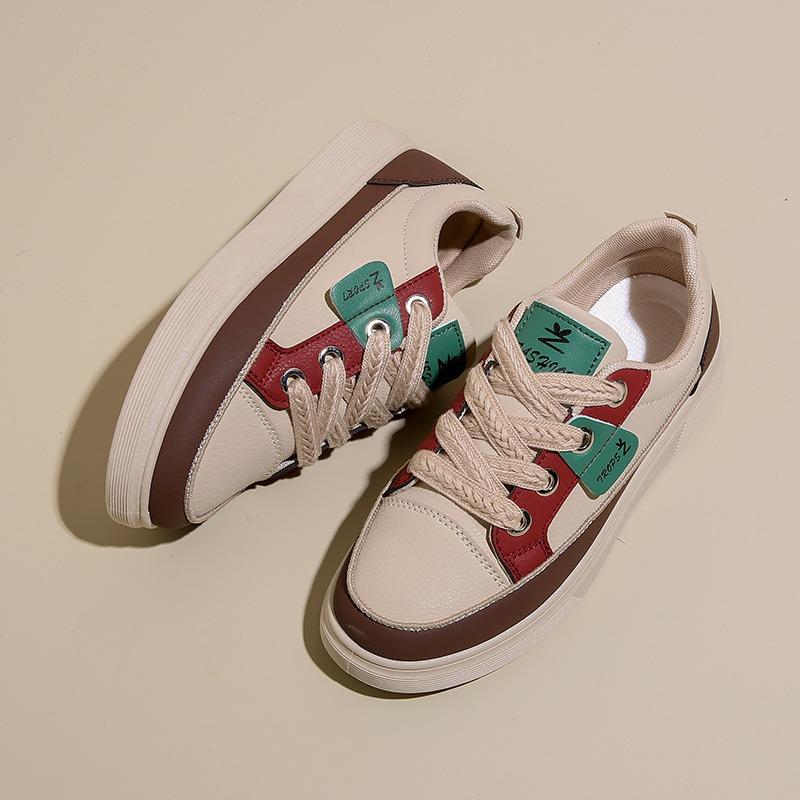 Autumn New Comfortable Little White Shoes Female Students Platform Versatile Casual Sports Women's Board Shoes