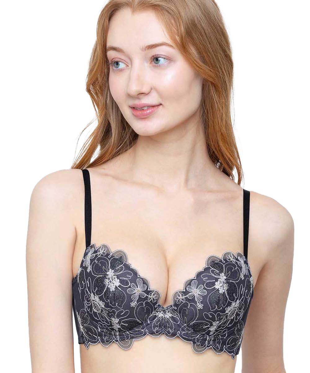 

Персональный Высокое Сглаживание Посадка от A до G Большие Размеры Бюстгальтер BOG306 VI C75 [Amphi] Бюстгальтер, Дизайн, Бока, Спина, Чашки, [stylist 4U] Женский