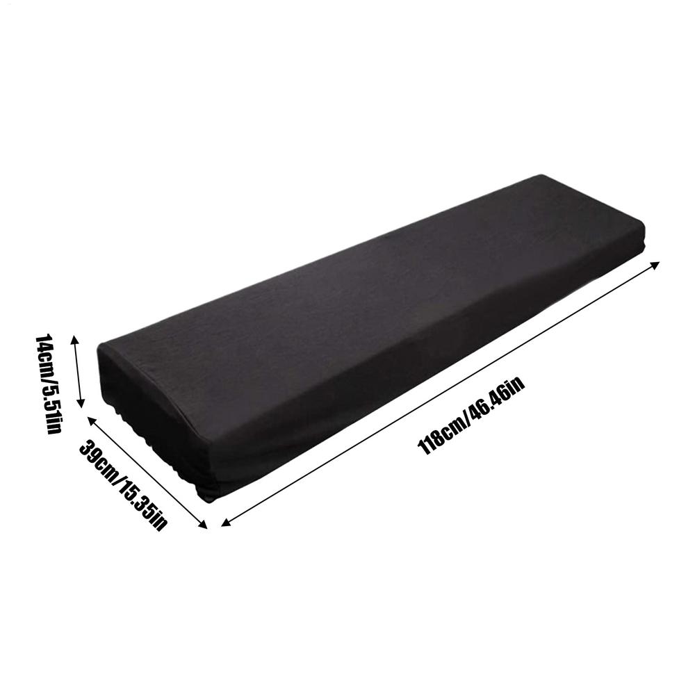 210D Oxford-Gewebe Tastatur Staubschutzhülle für Synthesizer Antistatisch Wasserabweisend Klavierschutzhülle für Musikliebhaber