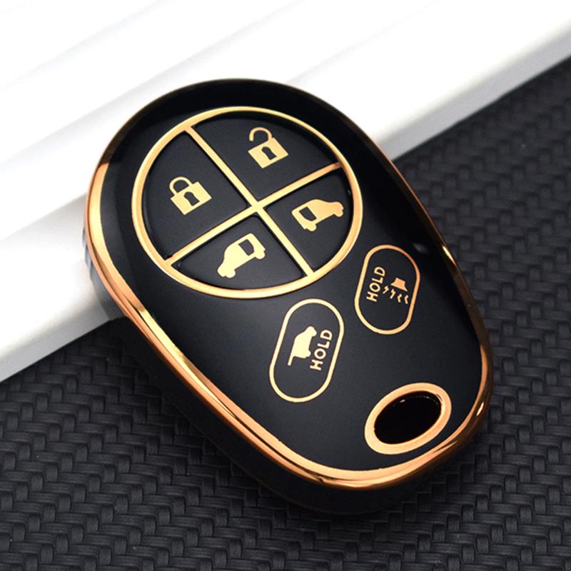 TPU Car Key Cover Case Shell Fob 1.For Toyota Toyota SE 2020 Sequoia Highlander XLE Auto Remote Smart Holder Protector Accessories