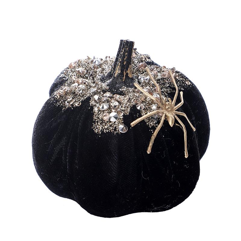 Halloween Decorations - Realistic Spider Pumpkin Figurines - Festive Gifts