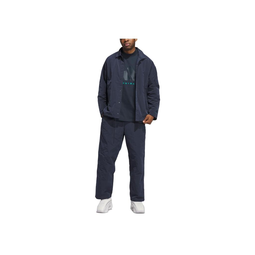 adidas The 2024 Collection Chapter 03 Basketball Tracksuit Bottoms Unisex Bottoms Night-Sky-Blue IW5638
