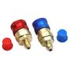 R134A Refrigerant Quick Coupling Adapters Coupler Converter Set Quick Coupler Adapters for Car and Household Appliances