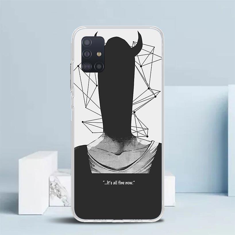 Oyasumi Punpun Soft Cover for Samsung Galaxy A12 A22 A32 A52 A72 A02S Phone Case Note 20 Ultra 10 S10 Plus A51 A71 A50S A20S A10