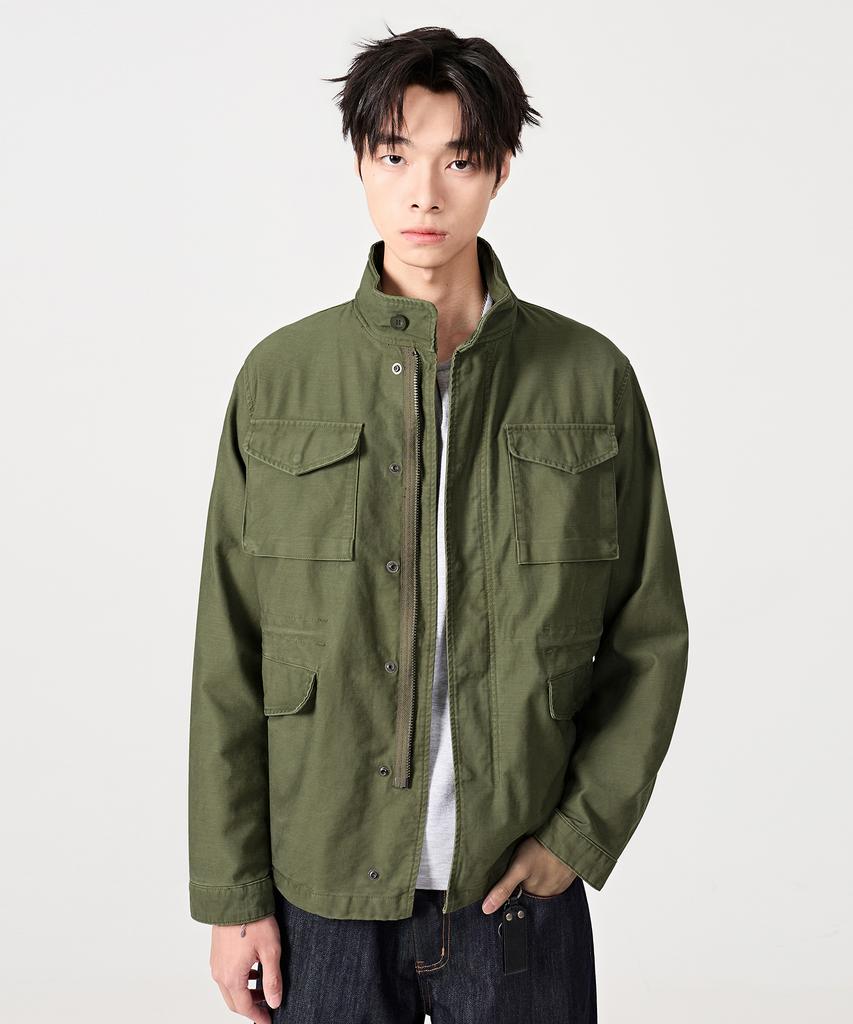 DIMITRI BLACK [10Th Anniversary Special] © Washed M-65 Field Jacket_2 Color