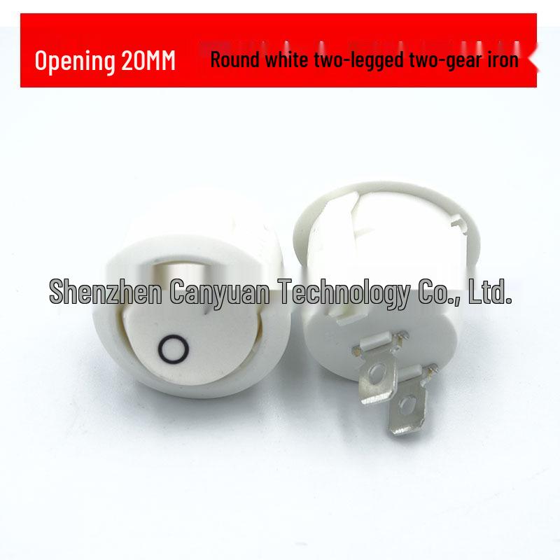 KCD1-105 Round 20mm Two-Pin Two-Speed Boat Switch, 6A 250V