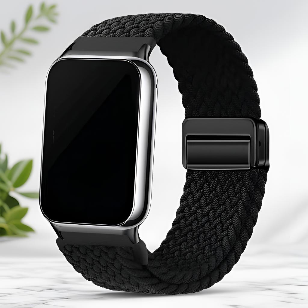 Für Samsung Galaxy Fit 3 Verstellbares Mode Magnetisches Sport Geflochtenes Ersatz-Uhrenarmband Smart Zubehör