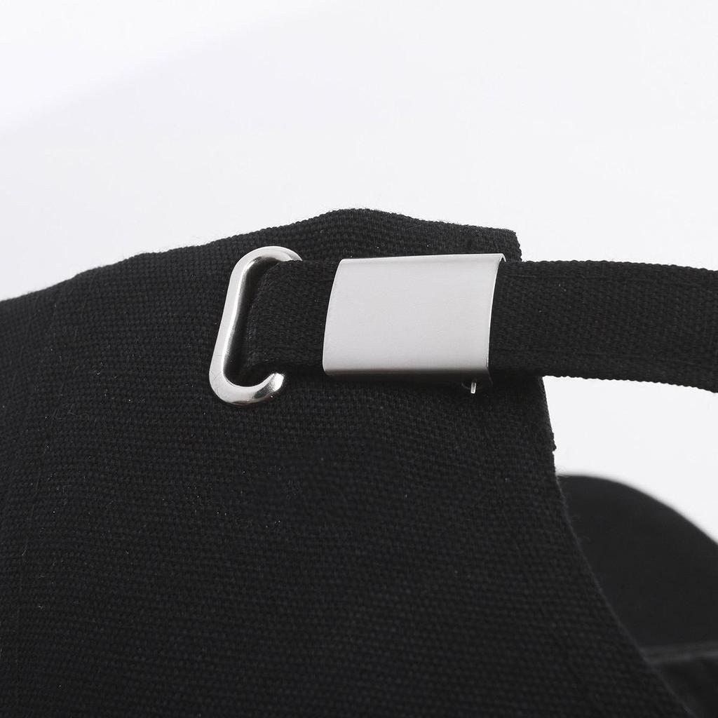 Trending Korean Style Canvas Baseball Cap with Extended Brim, Spring/Autumn Printed Design for Outdoor Sun Protection