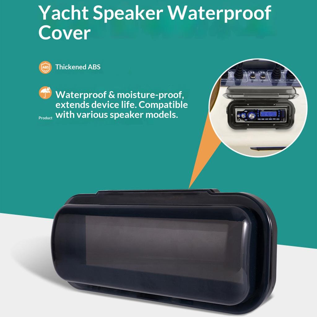Universal Waterproof Cover for Marine Devices Simple Screw Mount Installation Secure Attachment 9x4inch