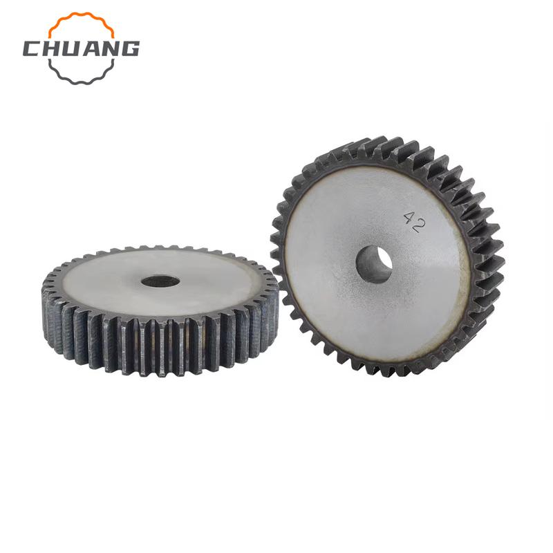 2 M Spur Gear 55/56/57/58/59/60/61/62/63/64/65/66/67/68T SC45# Carbon Steel Material Cylindrical Gear Transmission Accessories