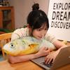 Simulated Large Yellow Croaker Throw Pillow Salted Fish Doll Rag Doll Go To Work Fishing Funny Plush Toy Creative Gift