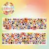50mm*2m Retro Japanese Y2K Glitter Decoration Adhesive Tape Planner Handbook DIY Scrapbooking Journal Collage Material Stickers