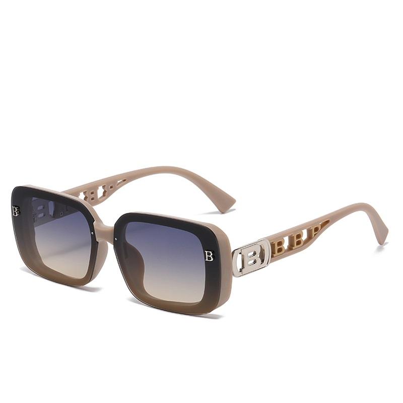 Sunglasses Women  Luxury Brand Designer Fashion High Quality Square B Men Gradient Sun Glasses For Ladies Eyewear Uv400