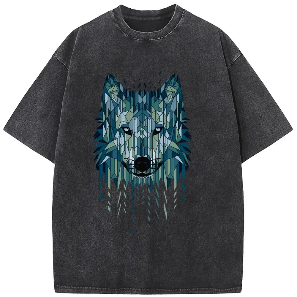 2023 Washed Old High Quality T-shirt Unisex Breathable Casual Tees Hip Hop Streetwear Men Washed T-shirts