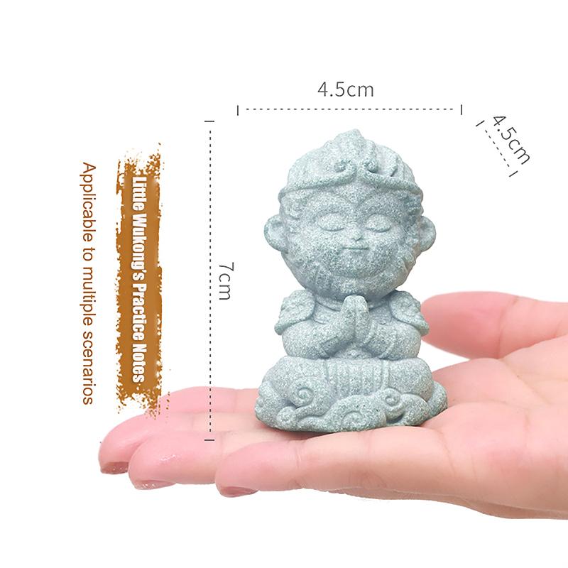 1 Stück Black Myth Wukong Teehaustier Ornamente Boutique Niedlich Mini Der Affenkönig Tee-Set Dekoration Teetisch Zubehör