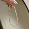 Gold Color Zircon Tennis Bracelet Luxury Sparkling Women Bracelet Geometric Wrap Bracelet  Wedding