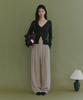 ODS Belted Wave Slacks (Greige)