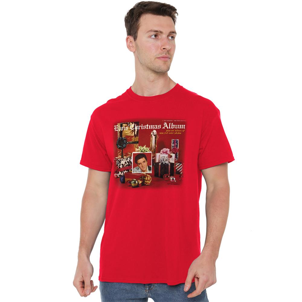 Elvis Presley Unisex Adult Album Christmas T-Shirt